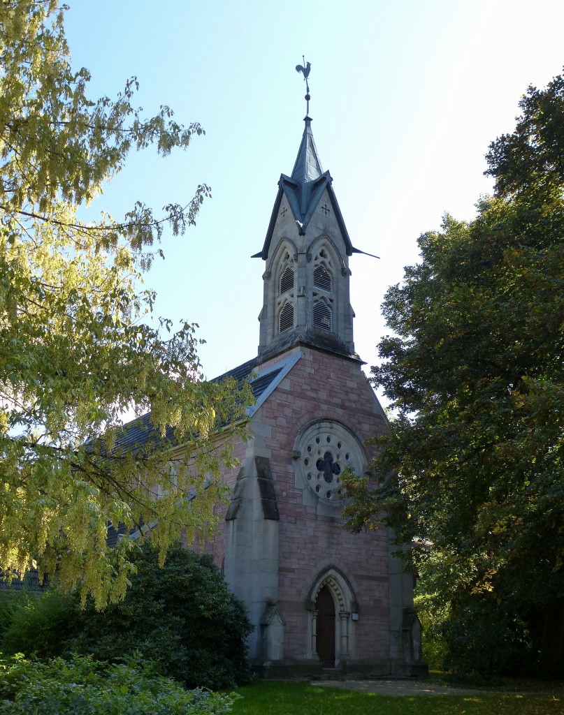 Baden-Baden, die St.Johannis-Kirche, erbaut 1864-65, Sept.2015