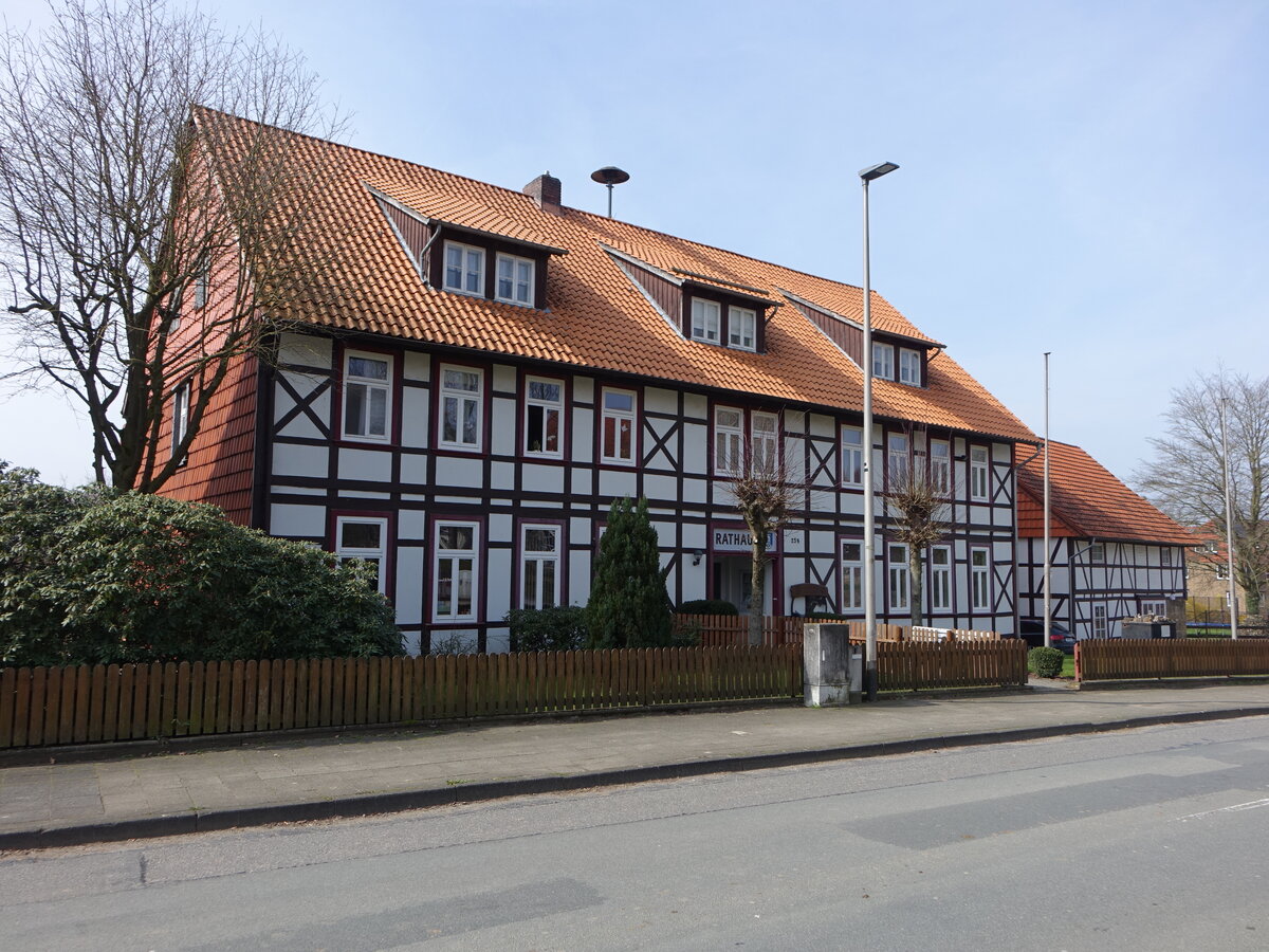 Badenhausen, ehem. Rathaus mit Heimatmuseum in der Thringer Strae (19.03.2024)