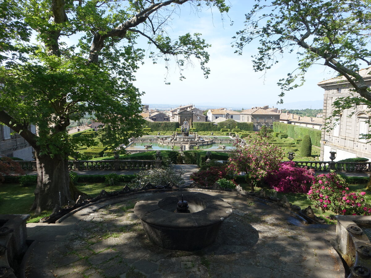 Bagnaia, Fontana dei Lumini in den Grten der Villa Lante (24.05.2022)