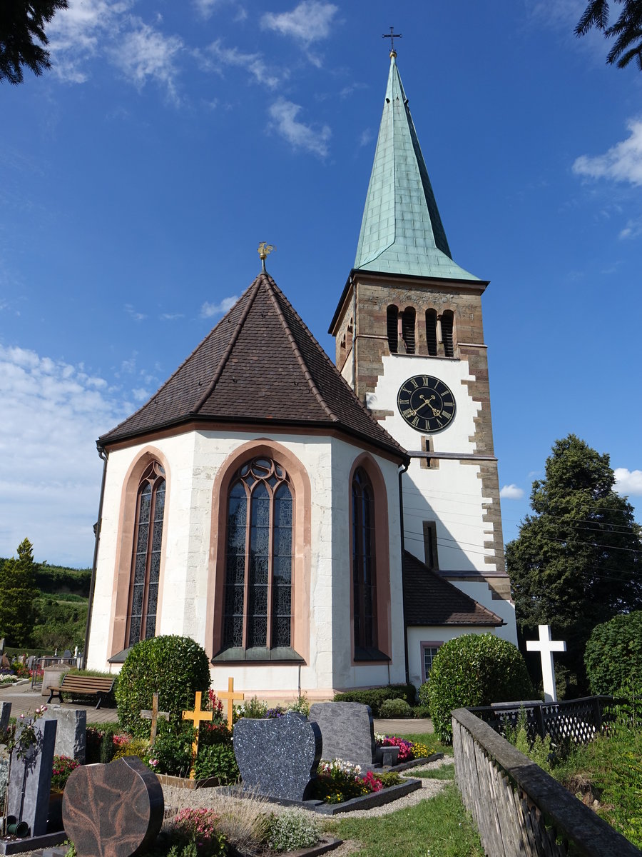 Bahlingen, Bergkirche, erbaut ab 1454 (14.08.2016)