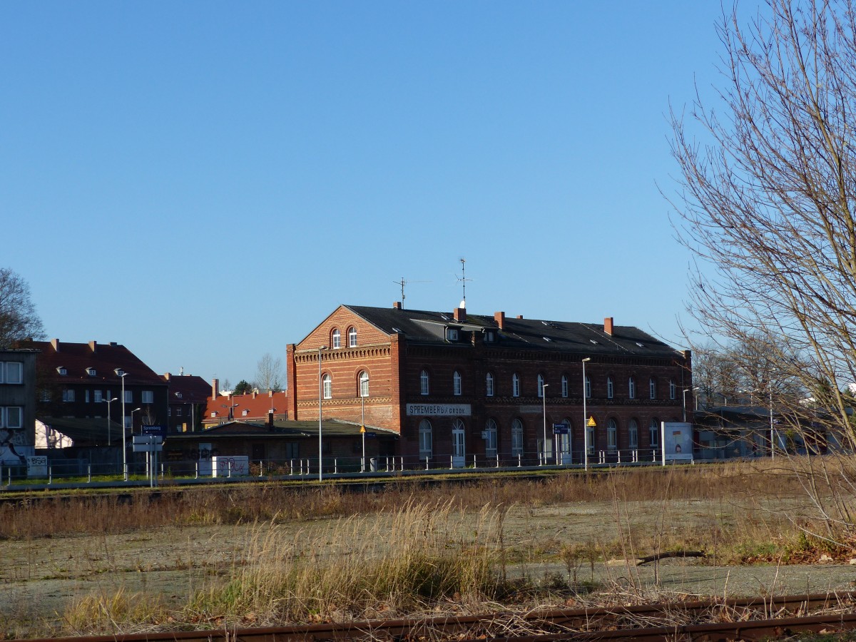 Bahnhof Spremberg/Lausitz am 08.12.2015