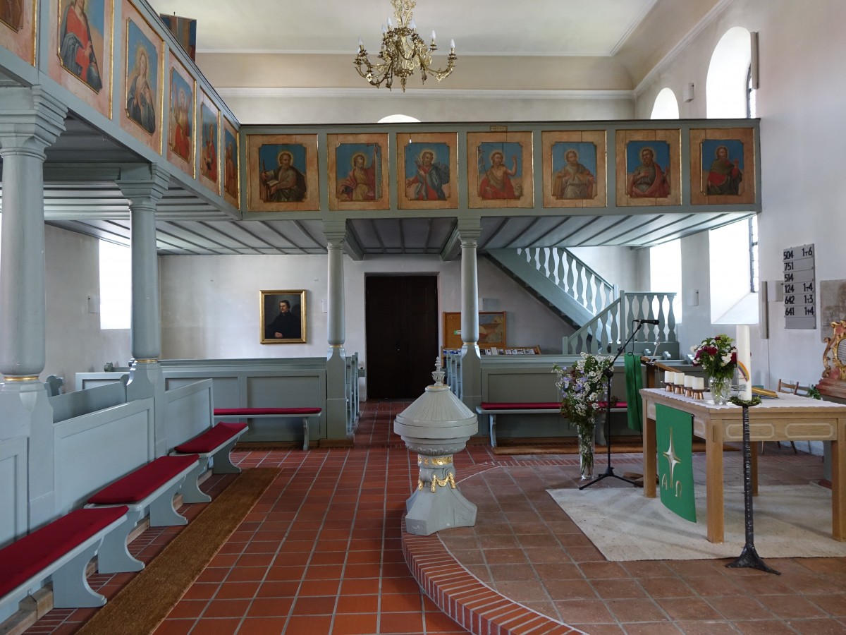 Baldingen, Innenraum der St. Gallus Kirche (07.06.2015)
