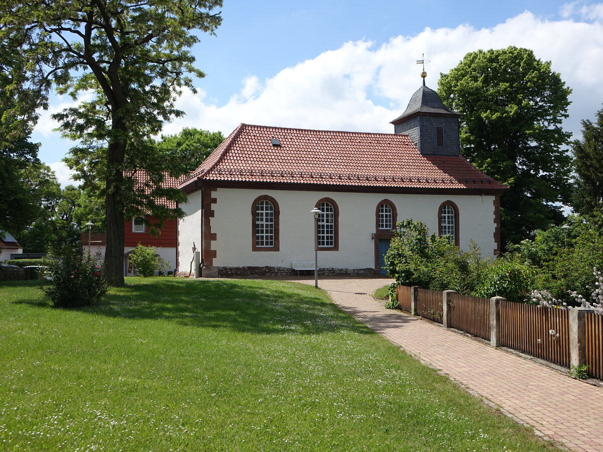 Ballenhausen, evangelische St. Johannis Kirche, erbaut bis 1774 (03.06.2022)