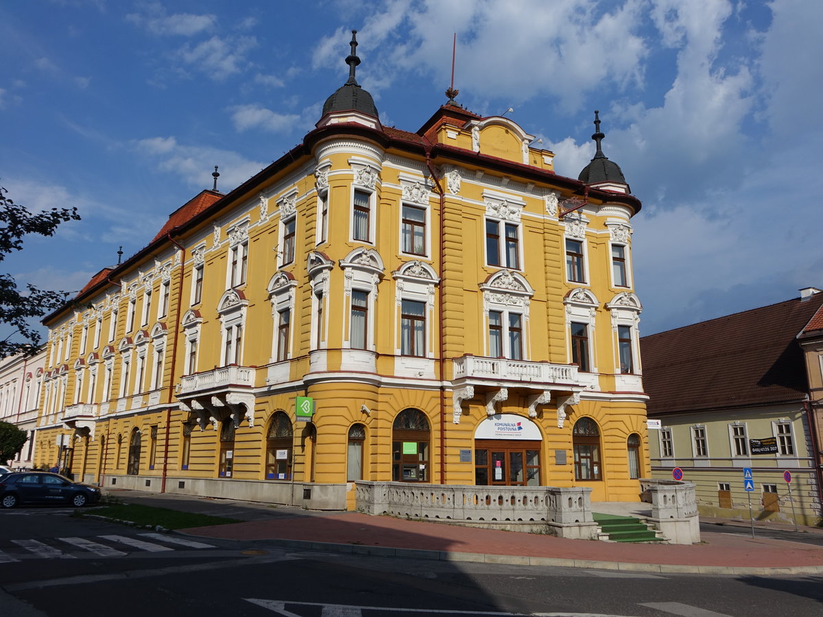 Banska Bystrica / Neusohl, Hotelgebude in der Horna Strae (07.08.2020)