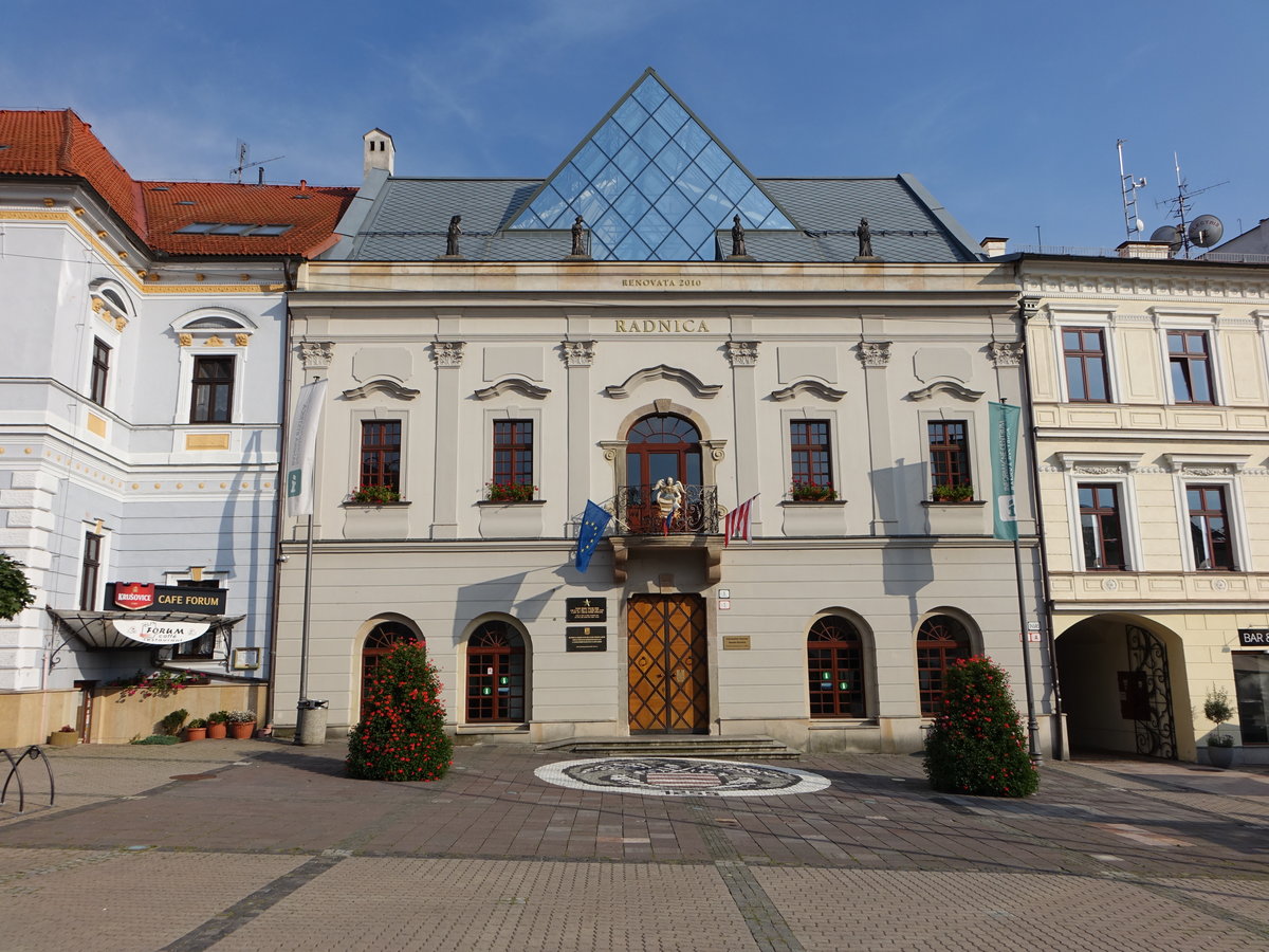 Banska Bystrica / Neusohl, neues Rathaus am Namesti SNP (07.08.2020)