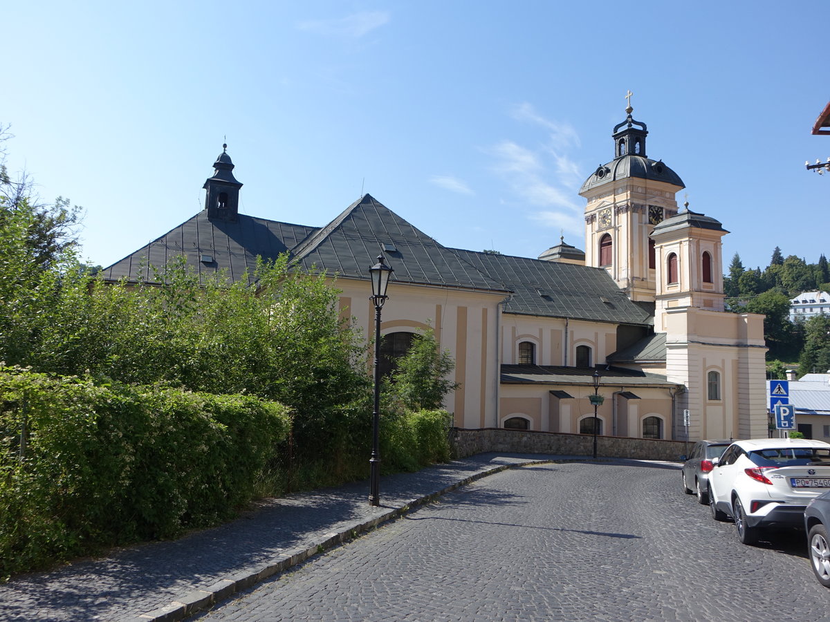 Banska Stiavnica / Schemnitz, Pfarrkirche Maria Himmelfahrt, erbaut bis 1806 (08.08.2020)