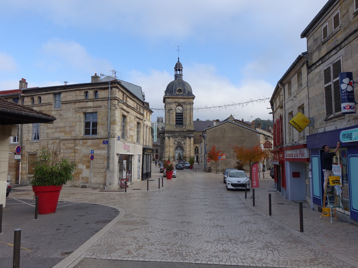 Bar-le-Duc, Notre Dame Kirche in der Rue Bar la Ville (26.10.2015)