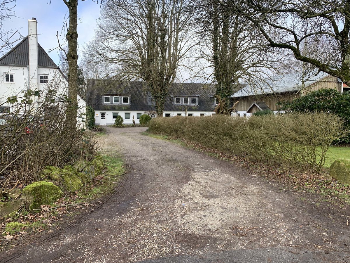 Bauernhaus am Meynautal im Dorf Gottrupel westlich von Flensburg. Hier wurde der Nazi-Verbrecher Rudolf H am 11. Mrz 1946 von den Briten festgenommen. Aufnahme: 5. Mrz 2020.