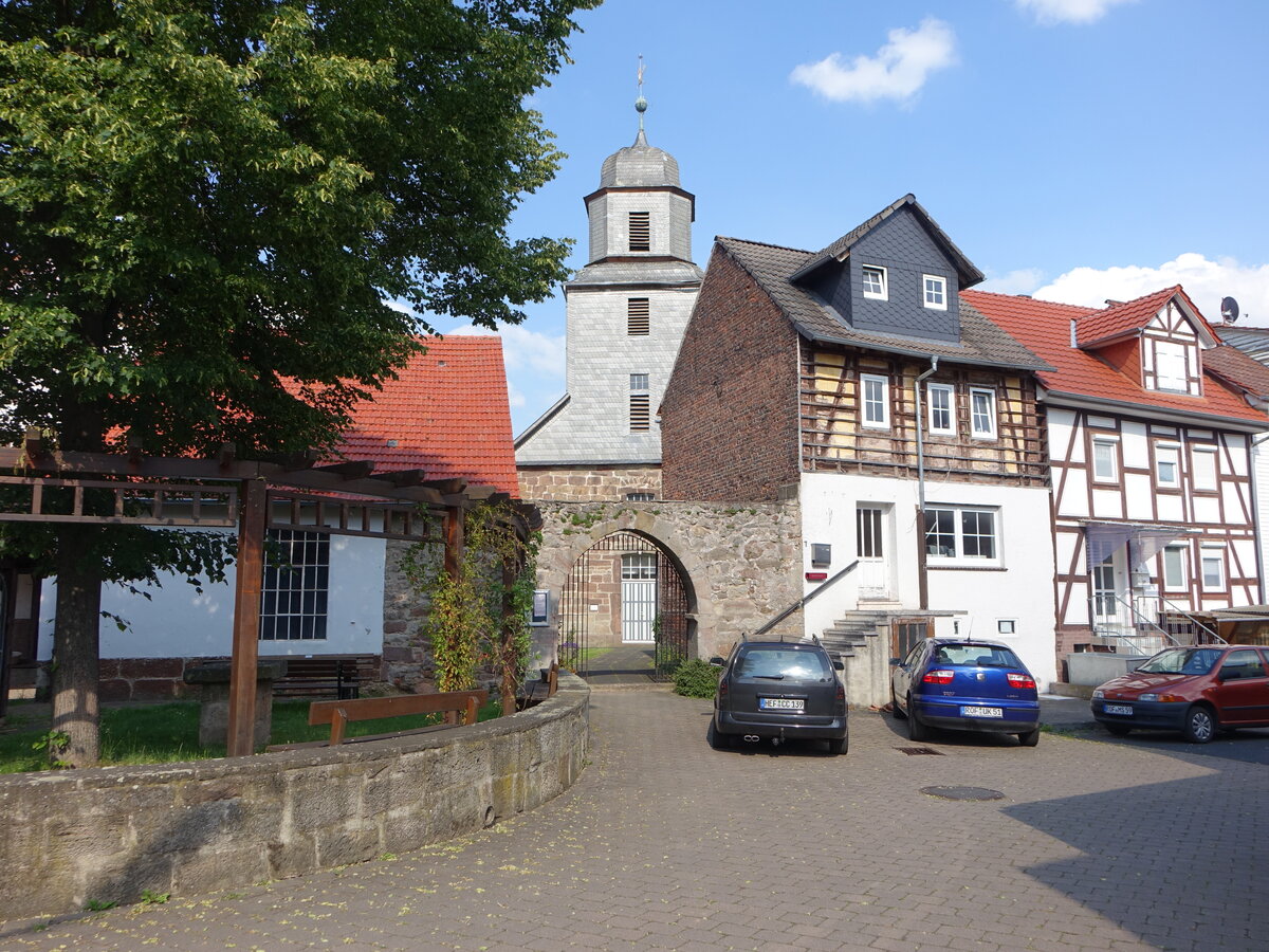 Baumbach, evangelische Kirche am Kirchweg, erbaut um 1800 durch Philipp Noll (04.06.2022)