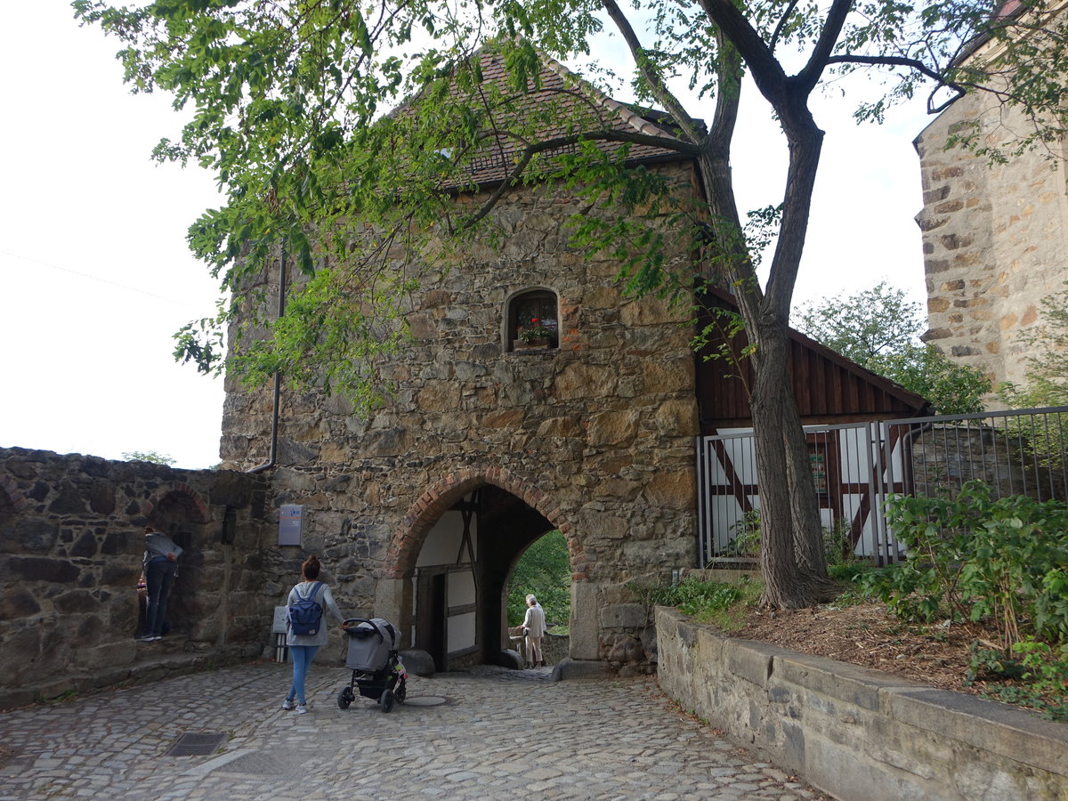 Bautzen, Mhltor, kleinste der mittelalterlichen Stadttore, erbaut 1606 (03.10.2020)