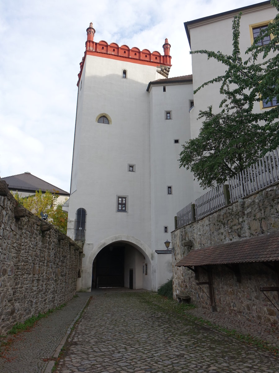Bautzen, sptgotischer Matthiasturm der Ortenburg, erbaut von 1483 bis 1486 (03.10.2020)