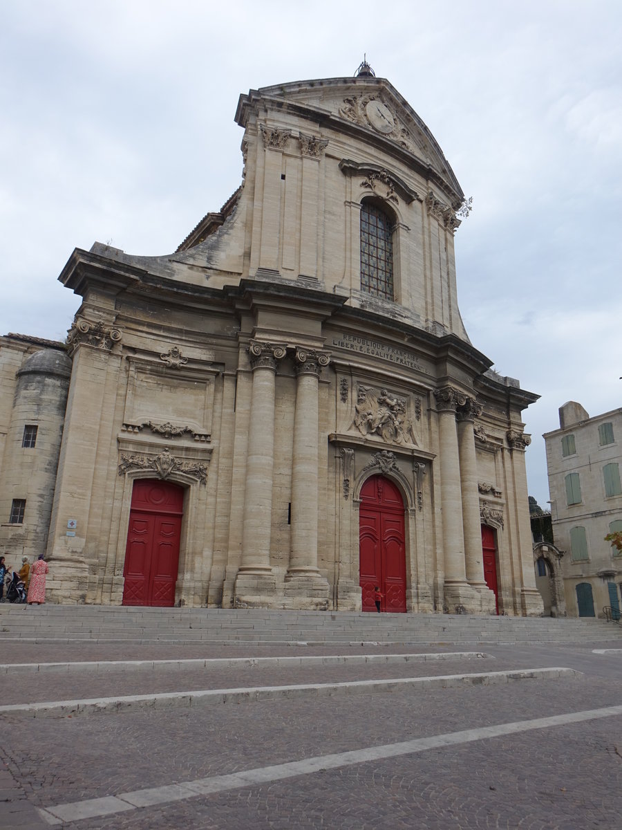 Beaucaire, Kirche Notre-Dame des Pommiers, erbaut im 18. Jahrhundert (25.09.2017)