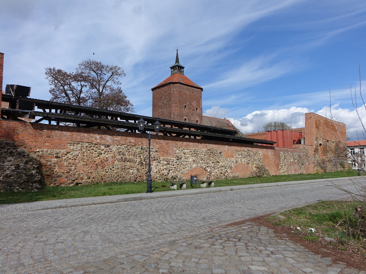 Beeskow, Burg und Bergfried an der Spreeinsel (04.04.2026)