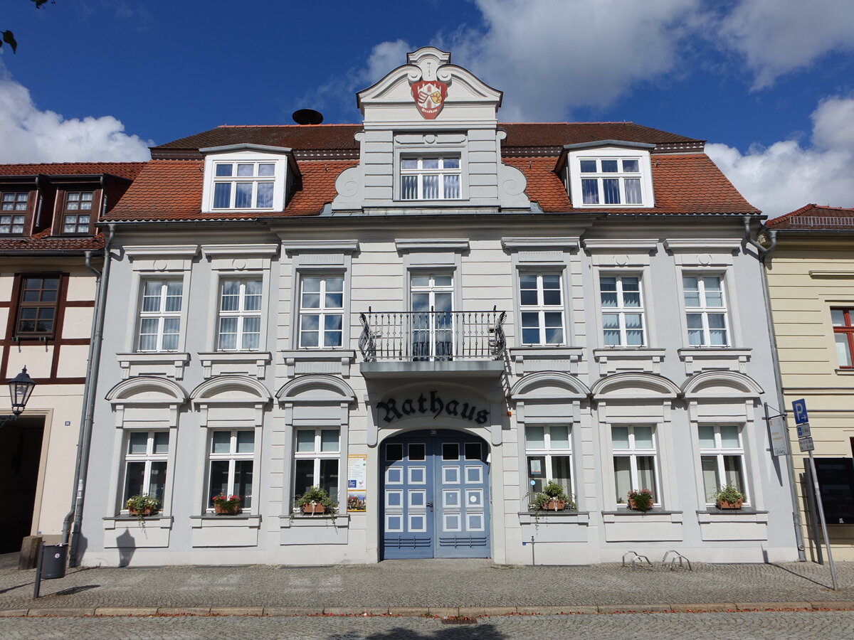 Beeskow, Rathaus in der Berliner Strae (08.08.2021)