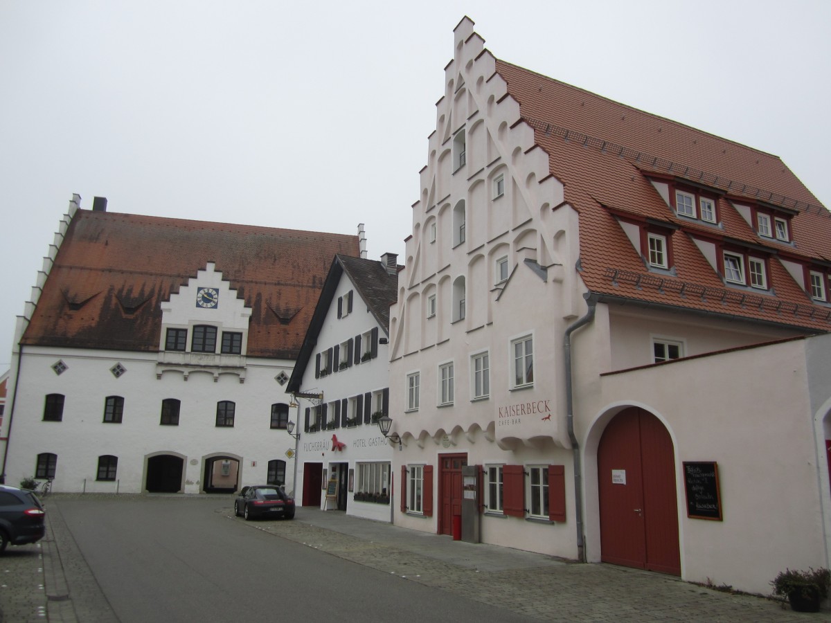 Beilngries, ehem. Getreidekasten, Hotel Fuchsbru und Cafe Kaiserbeck (02.11.2013)