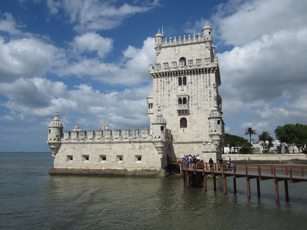 Belem, Torre de Belem, erbaut von 1515 bis 1521 von Francisco de Arruda (24.05.2014)