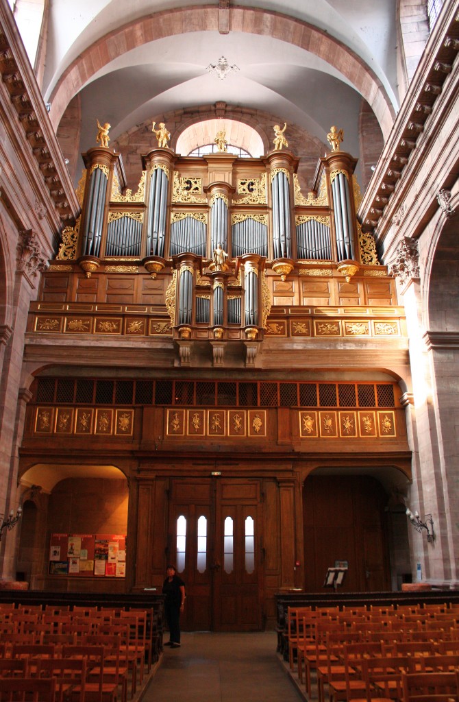Belfort, Valtrin Orgel von 1750 in der Kathedrale St. Christophe (05.10.2014)