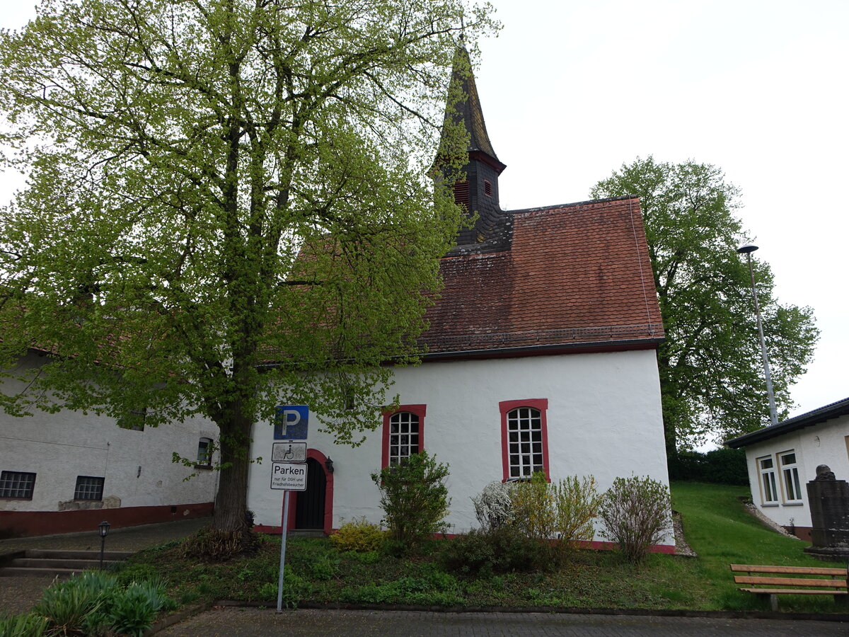 Beltershain, evangelische Dorfkirche in der Nussgasse (30.04.2022)