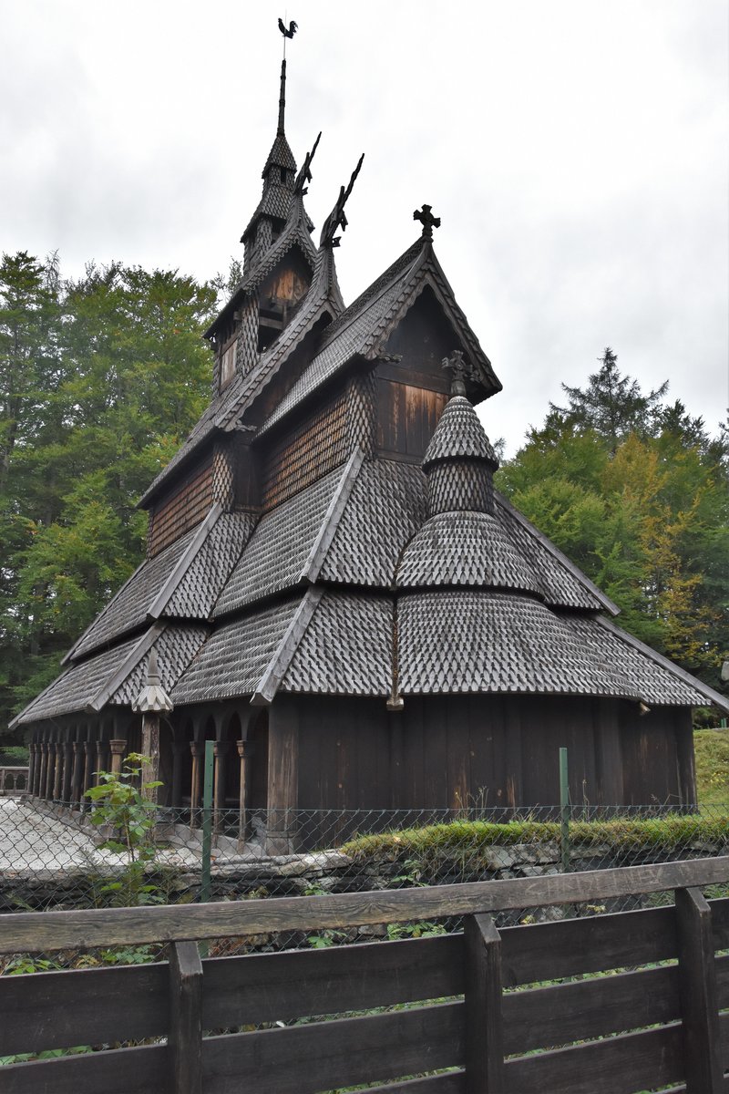 BERGEN (Fylke Vestland, bis 31.12.2019 Fylke Hordaland), 10.09.2016, Stabkirche Fantoft