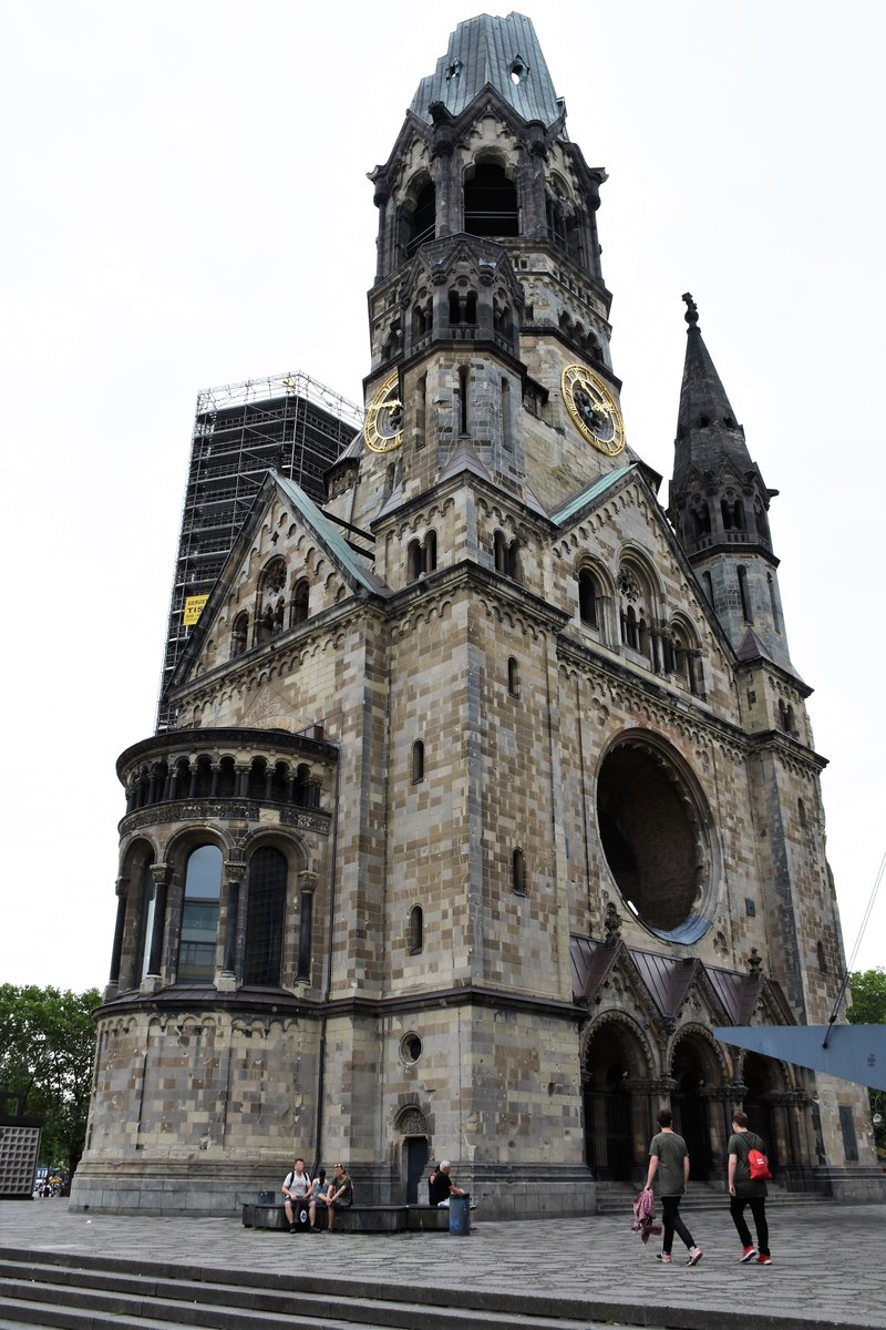 BERLIN, 22.06.2017, Turm der Kaiser-Wilhelm-Gedächtniskirche