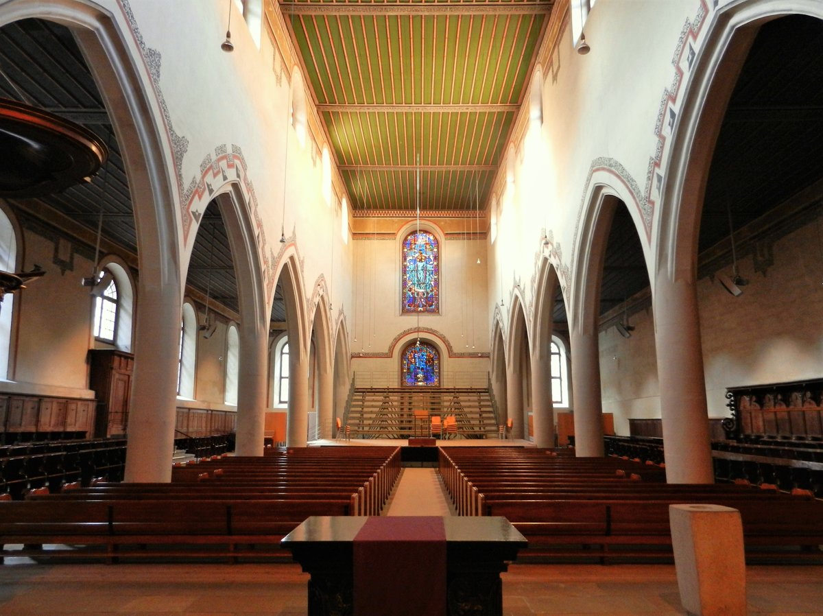 Bern, Franzsische Kirche, Innenansicht - 27.11.2013