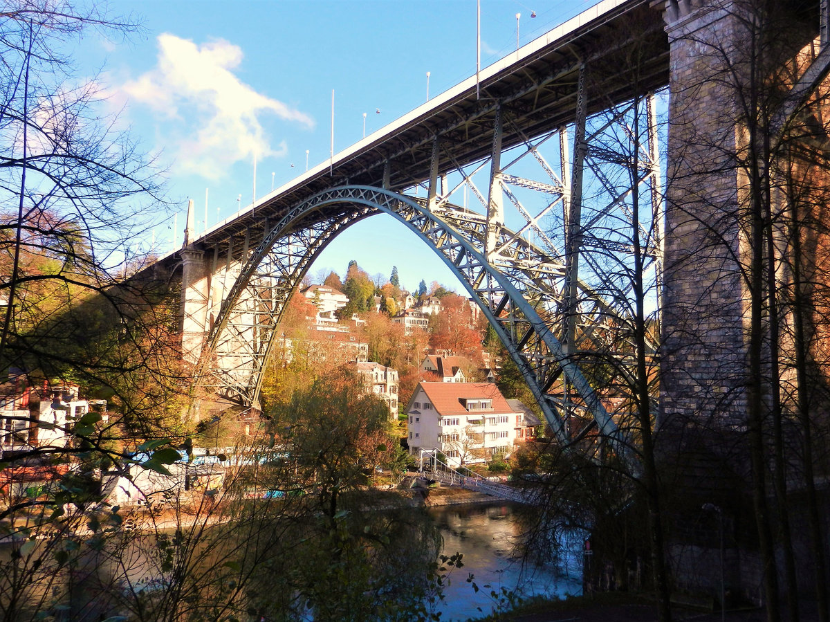 Bern, Kornhausbrcke. Die Brcke wurde am 18. Juni 1898 erffnet - 25.11.2013