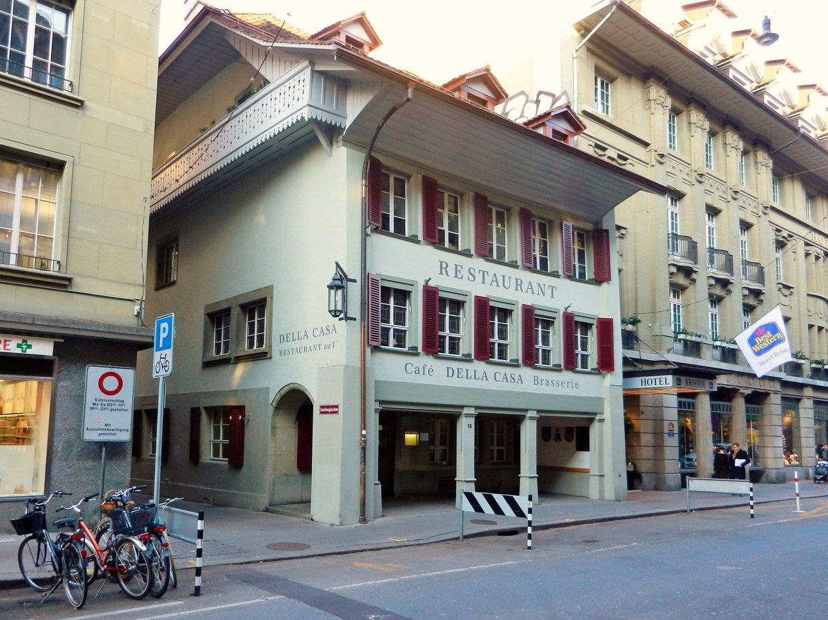 Bern, Restaurant Della Casa an der Schauplatzgasse 16 - 2013.11.27