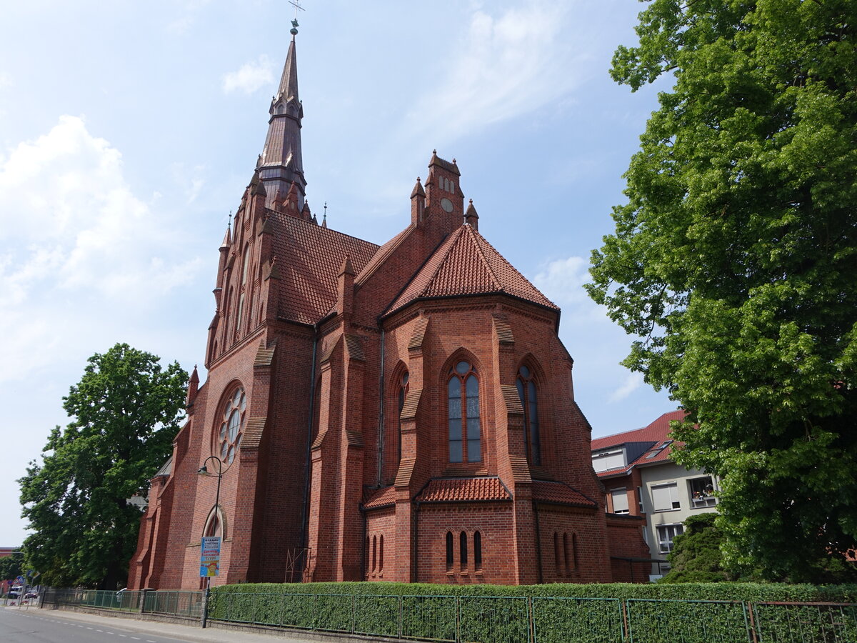Bernau, kath. Herz Jesu Kirche, erbaut von 1907 bis 1908 durch den Architekten Paul Ueberholz (24.05.2026)
