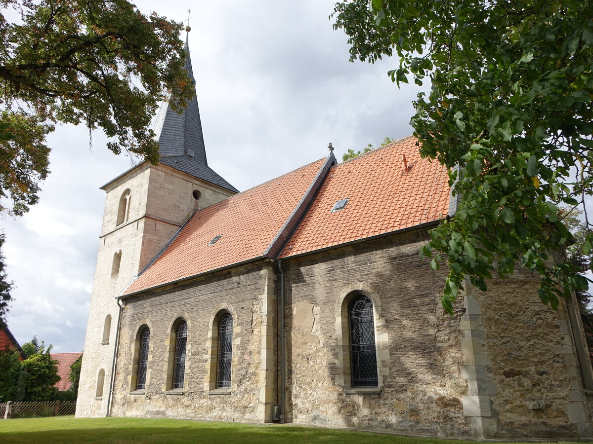 Bevenrode, evangelische St. Peter und Paul Kirche, erbaut von 1864 bis 1877 (16.09.2025)