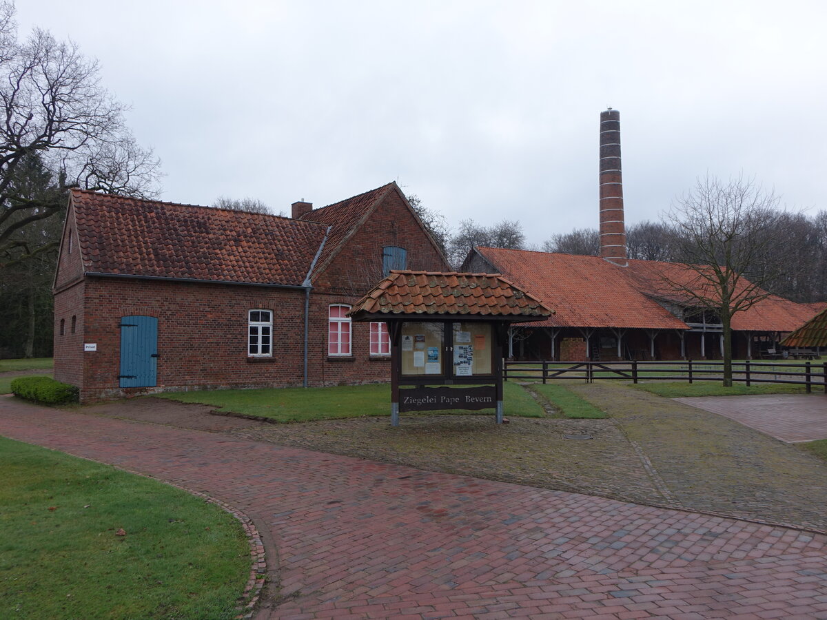 Bevern, Ziegelei Pape, Industriedenkmal aus dem 19. Jahrhundert (28.03.2026)