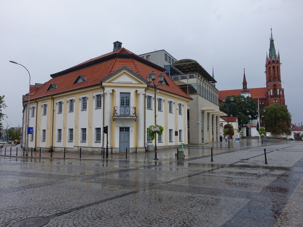 Bialystok, barockes Gebude am Plac Kosciuszki (04.08.2021)