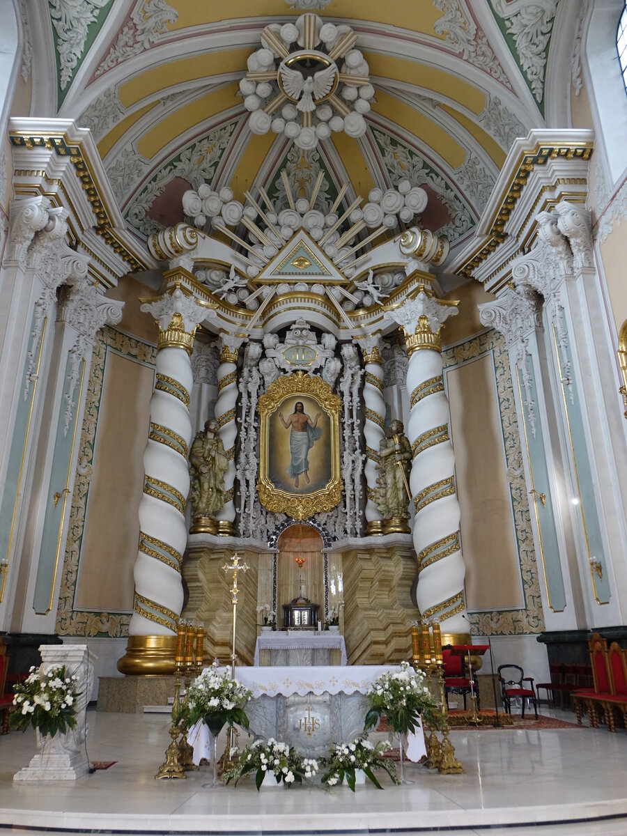 Bialystok, Hochaltar in der Kirche der Auferstehung des Herrn (04.08.2021)