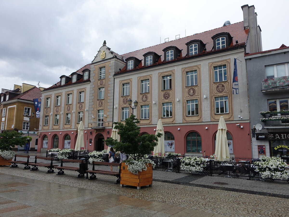 Bialystok, Postgebäude am Rynek Kosciuszki (04.08.2021)