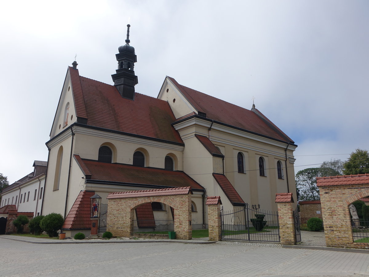 Biecz, gotische Pfarrkirche St. Anna, erbaut im 14. Jahrhundert (03.09.2020)