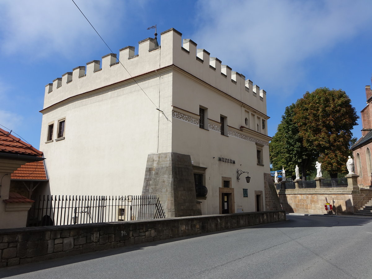 Biecz, Kromerowka Museum in der Marcina Kromera Strae (03.09.2020)