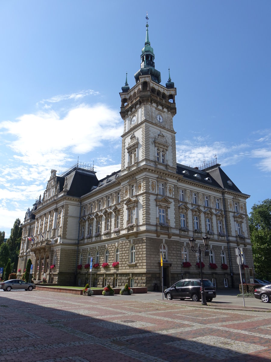 Bielsko-Biala, Rathausgebude am Plac Ratuszowy (05.09.2020)