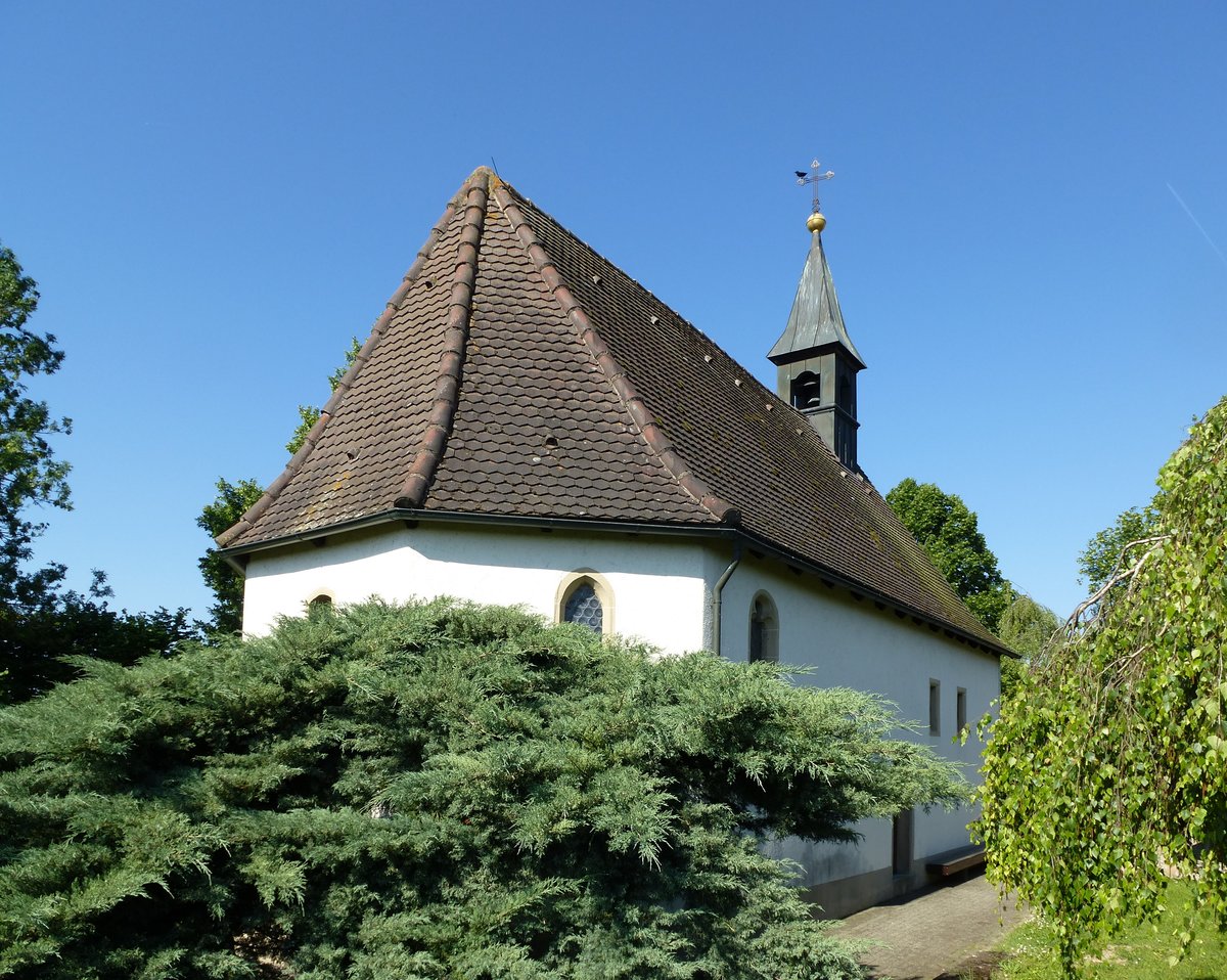 Biengen, die Friedhofskapelle im OT Dottighofen, Mai 2017