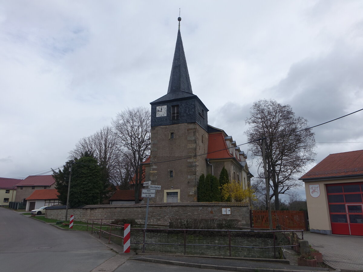 Bienstdt, evangelische Friedenskirche, erbaut von 1811 bis 1814 (25.03.2023)