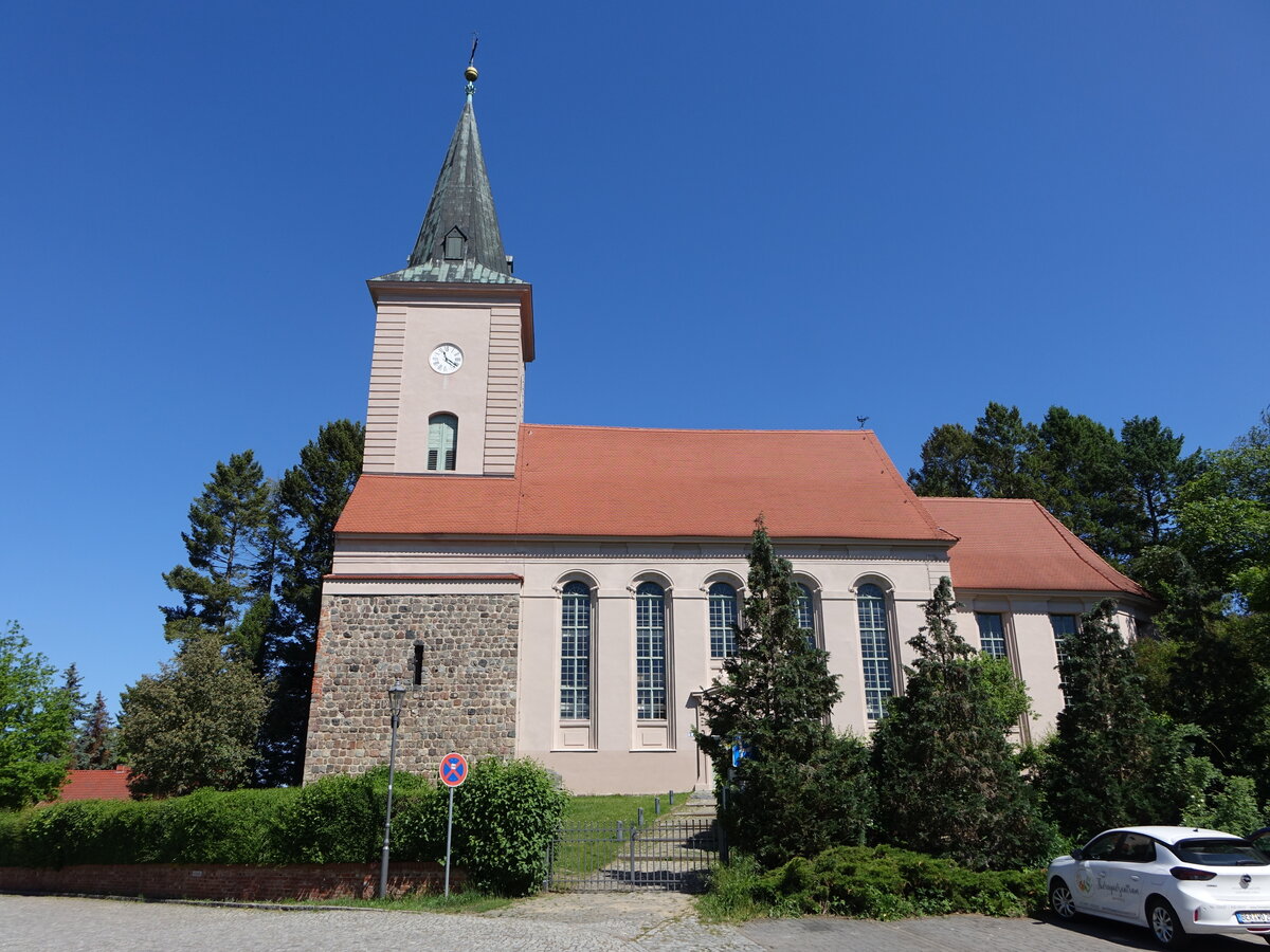 Biesenthal, evangelische Stadtkirche, erbaut im 13. Jahrhundert (25.05.2026)