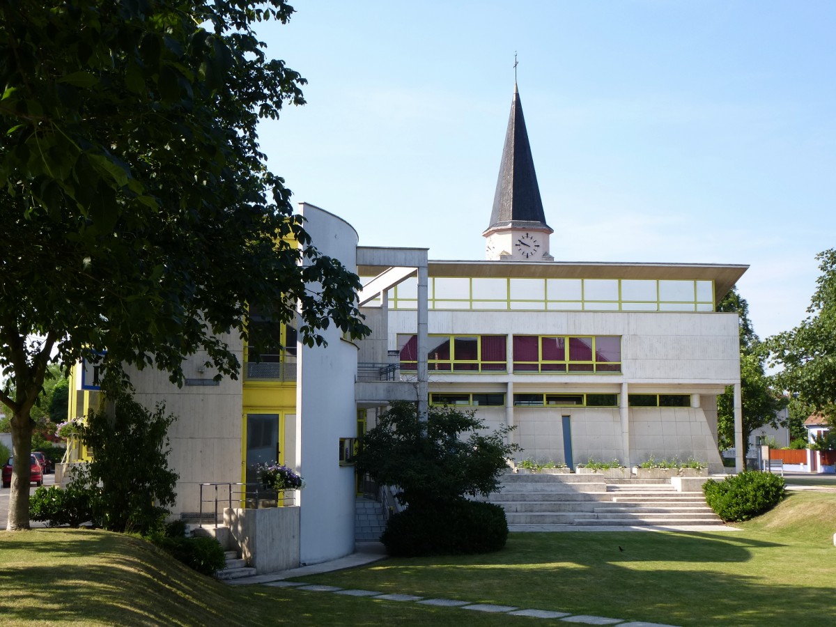 Biesheim, das Gallo-Rmische Museum zeigt Ausgrabungsfunde aus der unmittelbaren Umgebung, Juli 2013