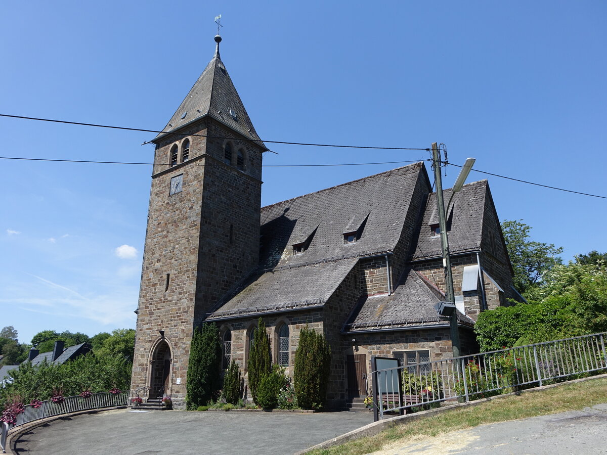 Birkelbach, evangelische Kirche, erbaut 1901 (26.06.2026)