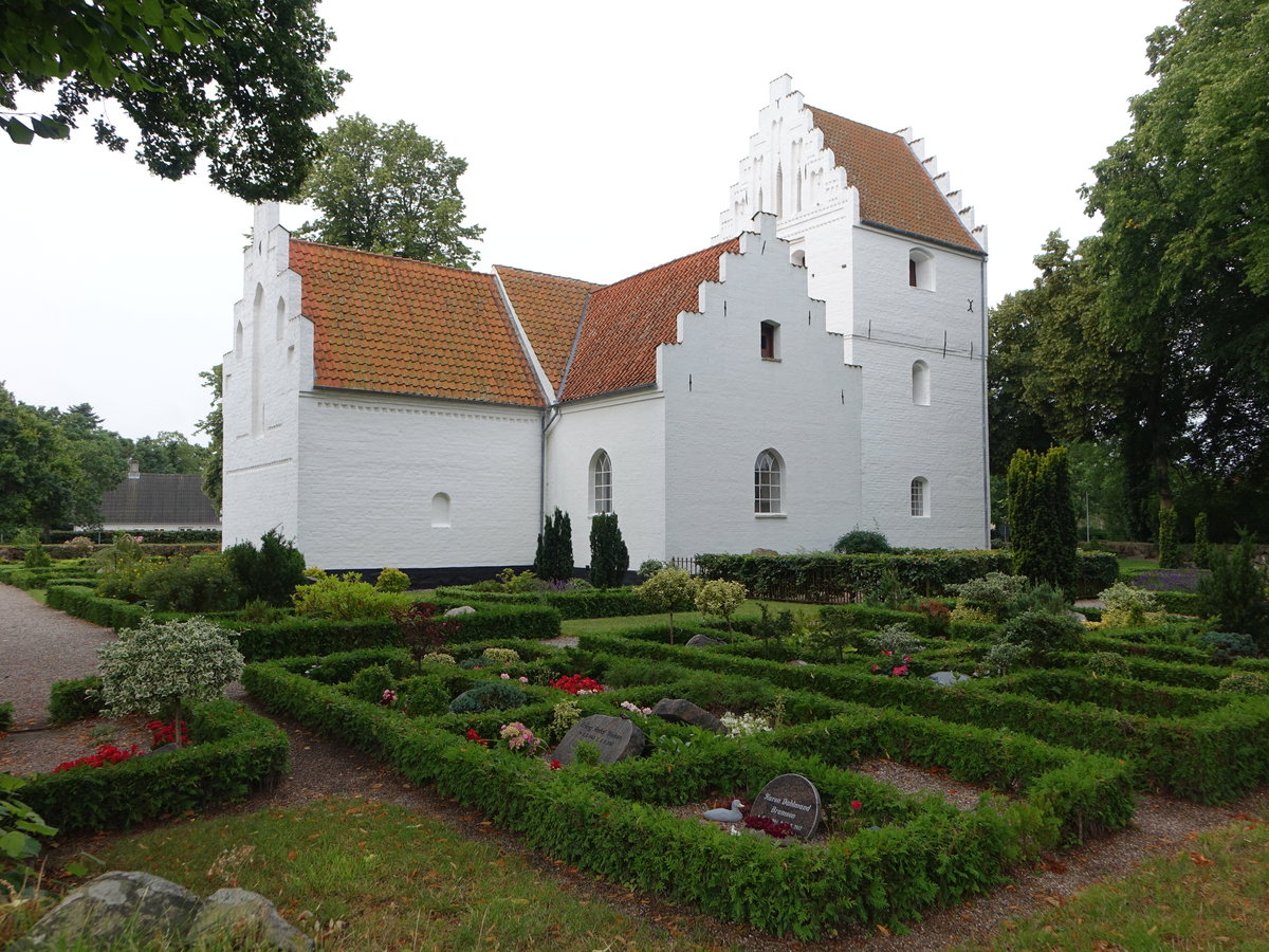 Birkende, mittelalterliche Ev. Kirche, erbaut um 1100 (22.07.2019)