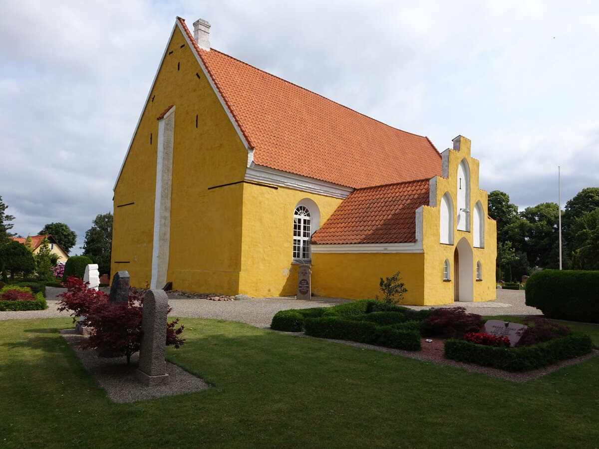 Birket, evangelische Kirche, gotische Backsteinkirche, erbaut im 14. Jahrhundert (18.07.2021)