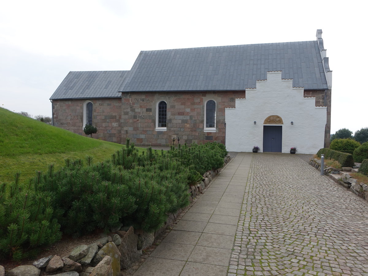 Bjergby, romanische evangelische Dorfkirche, erbaut um 1100 (23.09.2020)