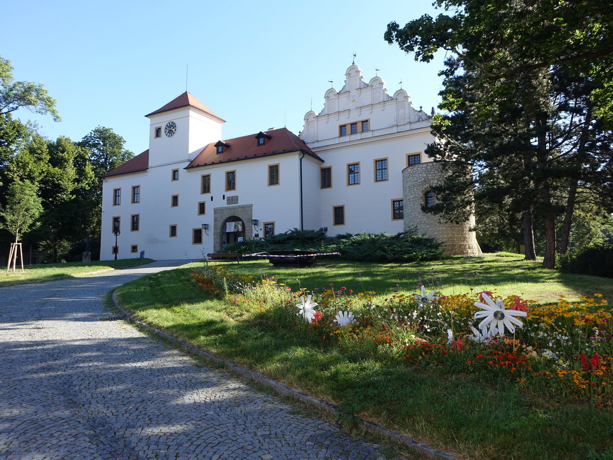 Blansko / Blanz, Renaissanceschloss, Vierflgelbau, erbaut von 1604 bis 1605 (01.08.2020)