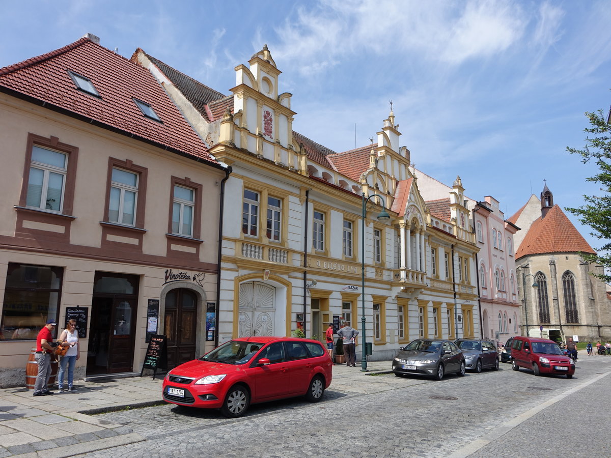 Blatna, Mestske Museum am Hauptplatz Namesti Miru (25.05.2019)