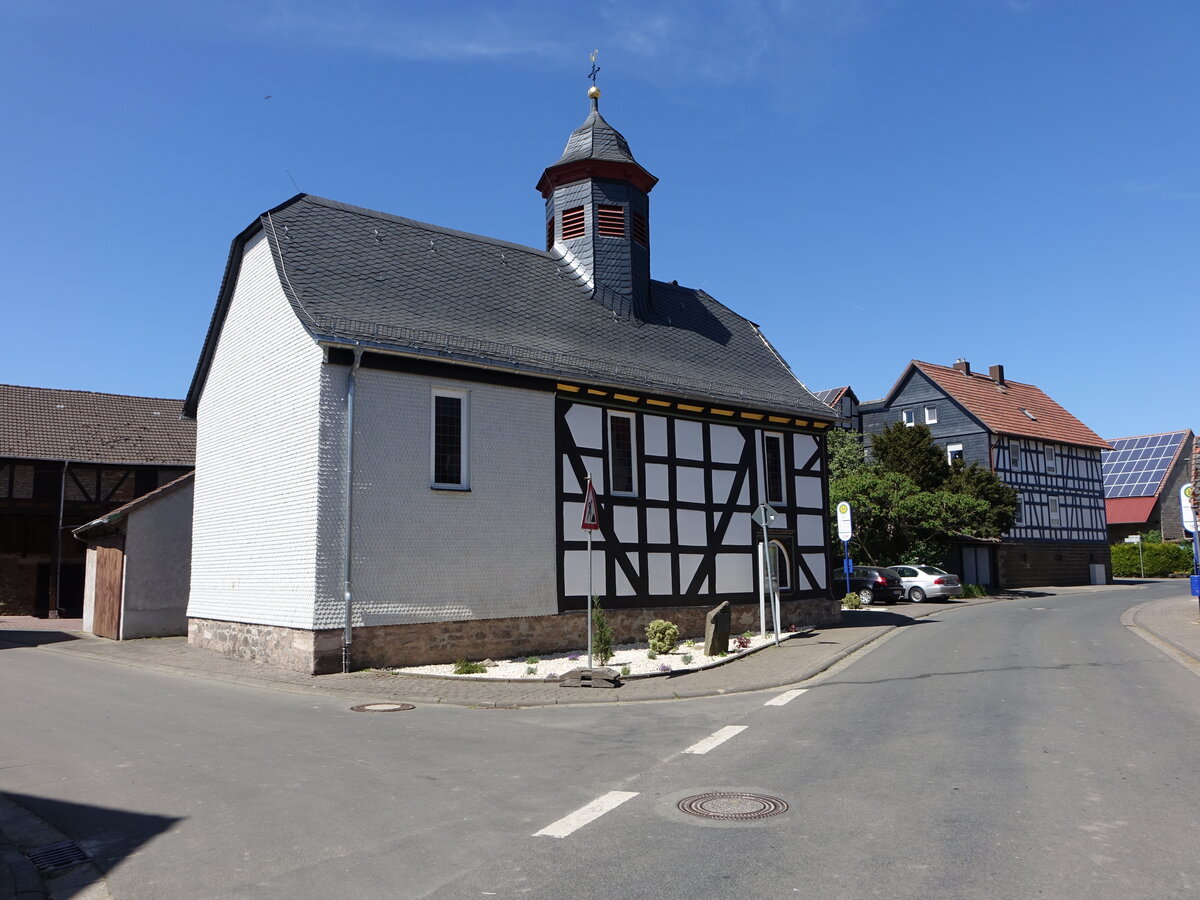 Bleidenrod, evangelische Kirche, erbaut im 16. Jahrhundert (14.05.2022)