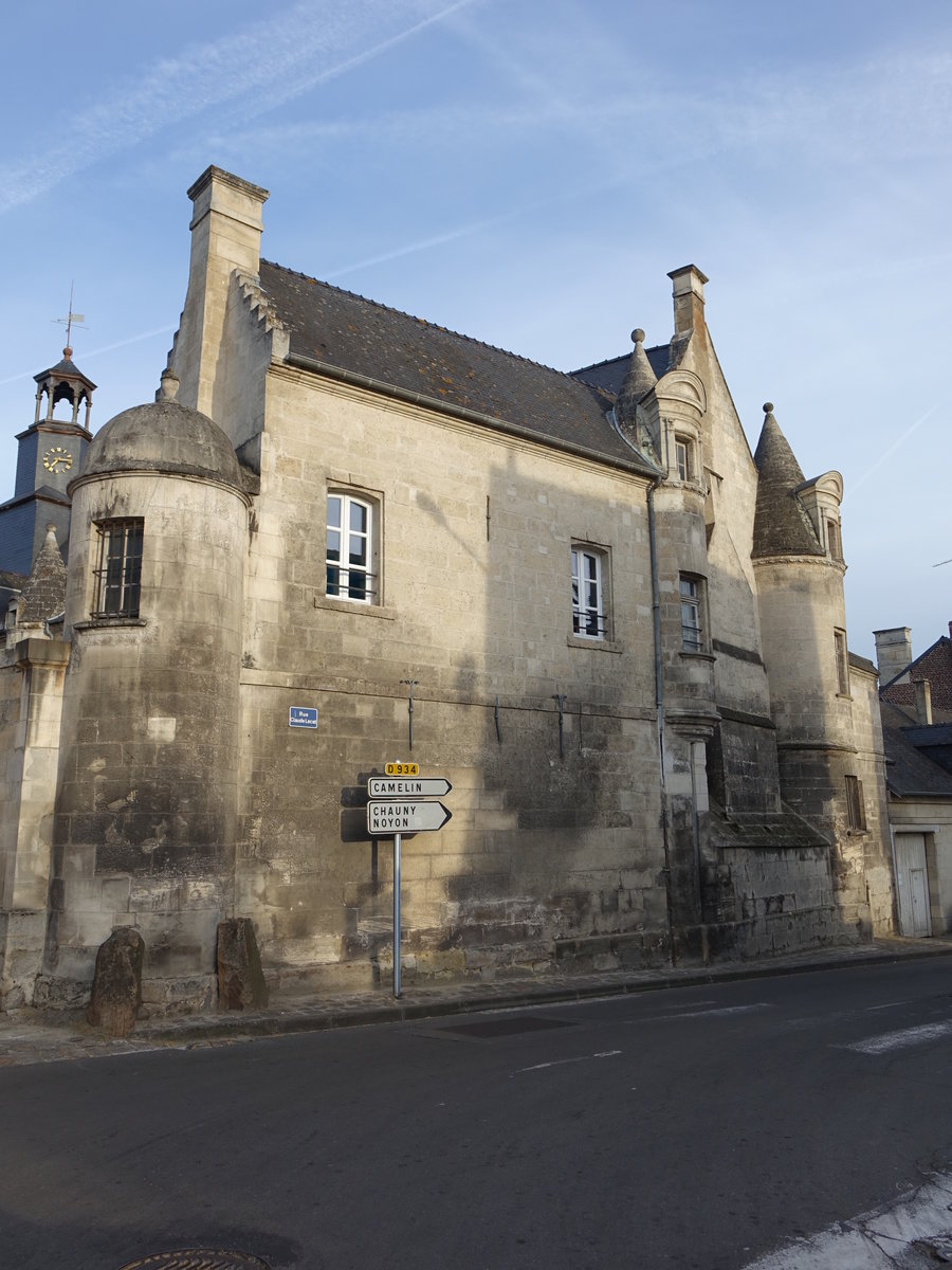 Blerancourt, Hotel de Fourcroy, erbaut im 15. Jahrhundert (10.07.2016)
