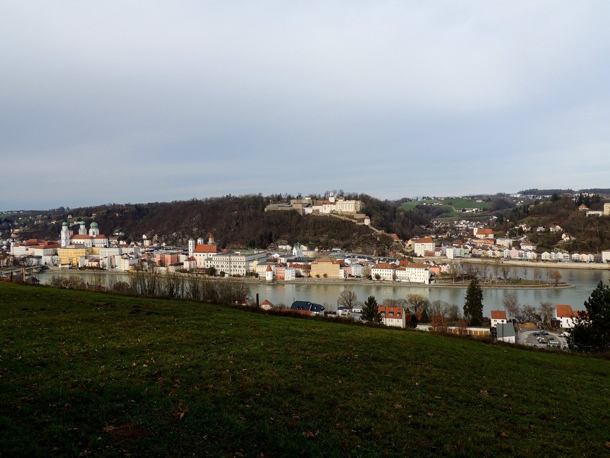 Blick auf die 3-Flsse-Stadt Passau; 191201