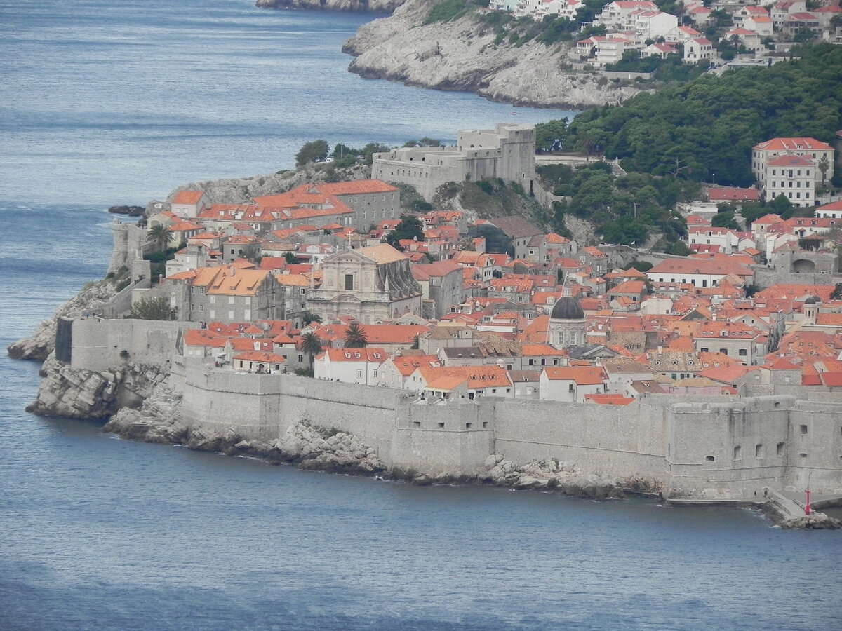 Blick auf die Altstadt von Dubrovnik / Kroatien am 25.10.14. 